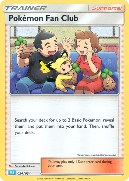 Pokemon Fan Club card image