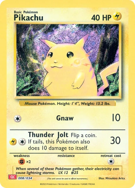 Pikachu card image