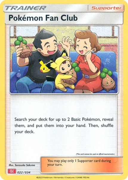 Pokemon Fan Club card image