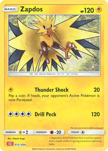 Zapdos card image