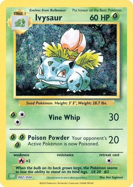 Ivysaur card image