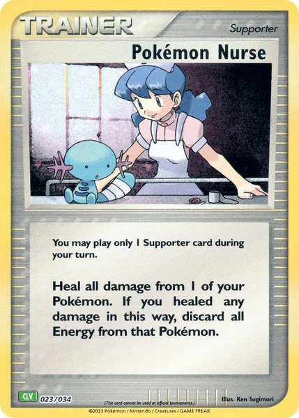 Pokemon Nurse card image