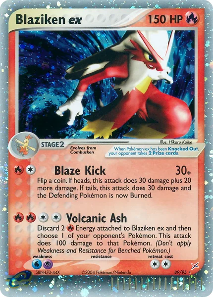 Blaziken EX card image