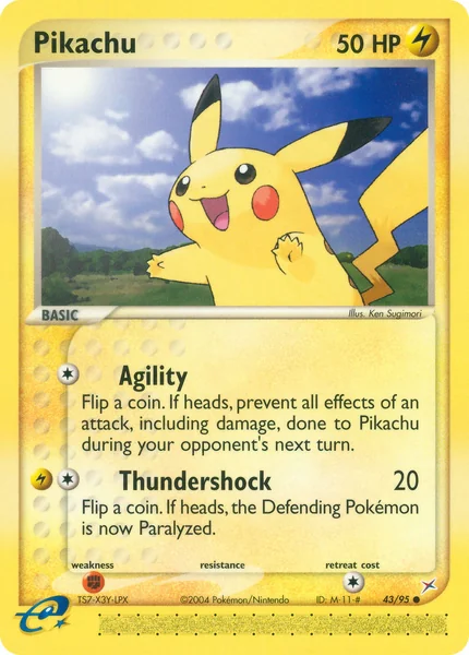 Pikachu card image