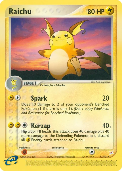 Raichu card image