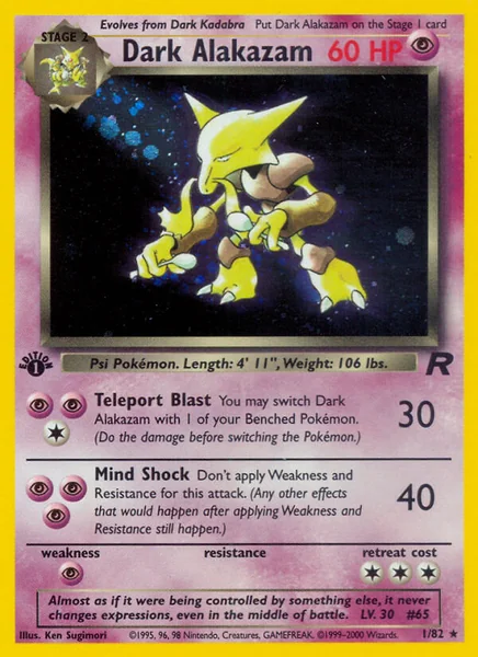 Dark Alakazam card image