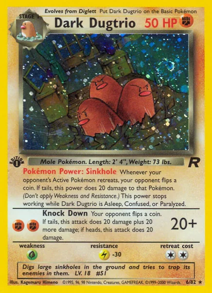 Dark Dugtrio card image