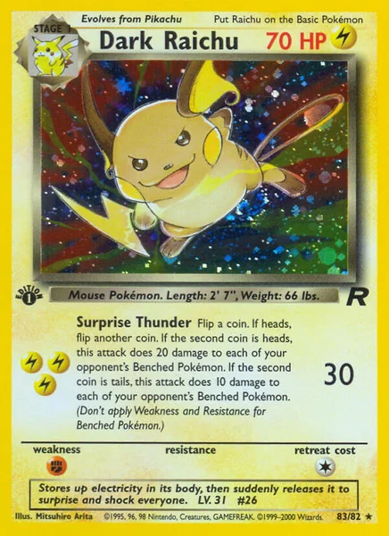 Dark Raichu card image