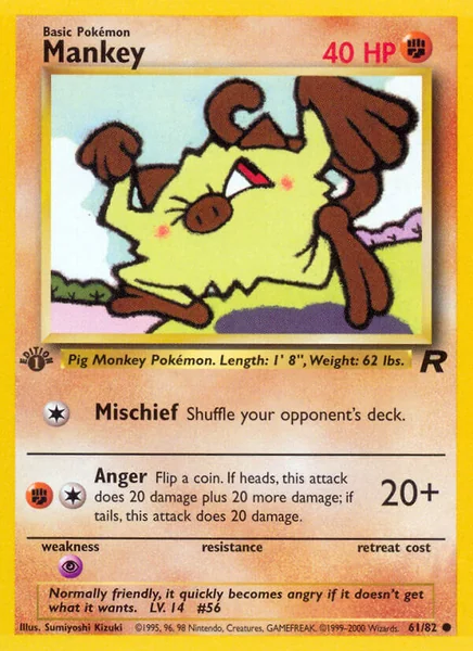 Mankey card image