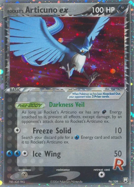 Rocket's Articuno EX card image