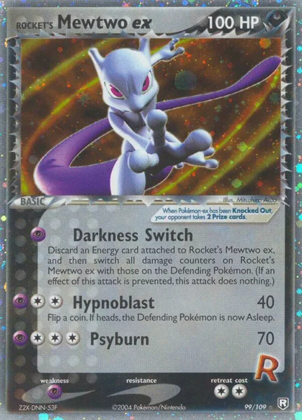 Rocket's Mewtwo EX card image