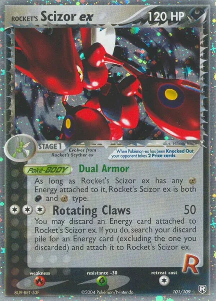 Rocket's Scizor EX card image