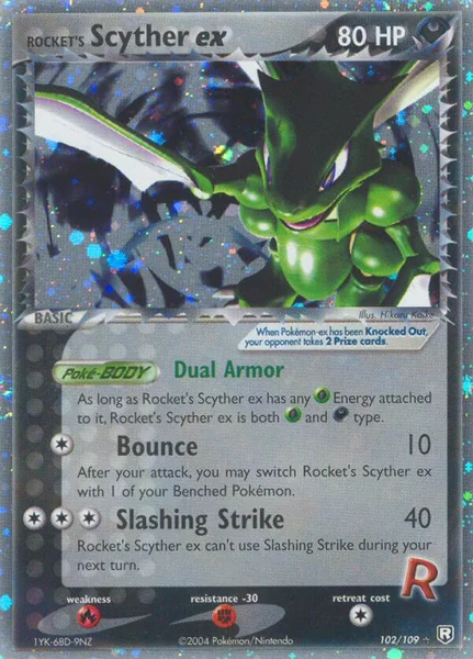 Rocket's Scyther EX card image