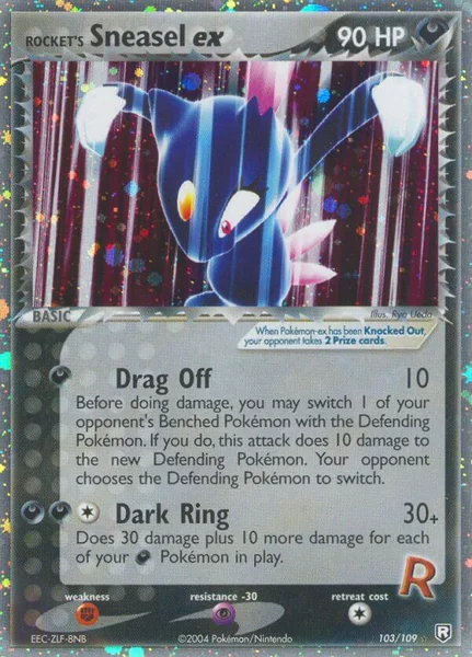 Rocket's Sneasel EX card image