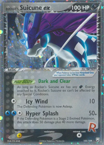 Rocket's Suicune EX card image