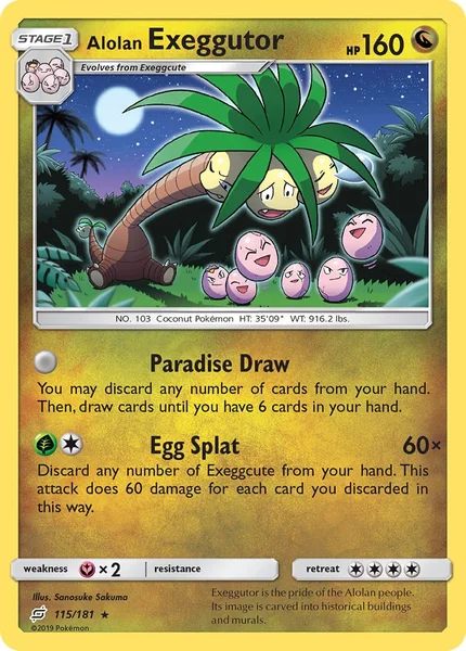 Alolan Exeggutor card image