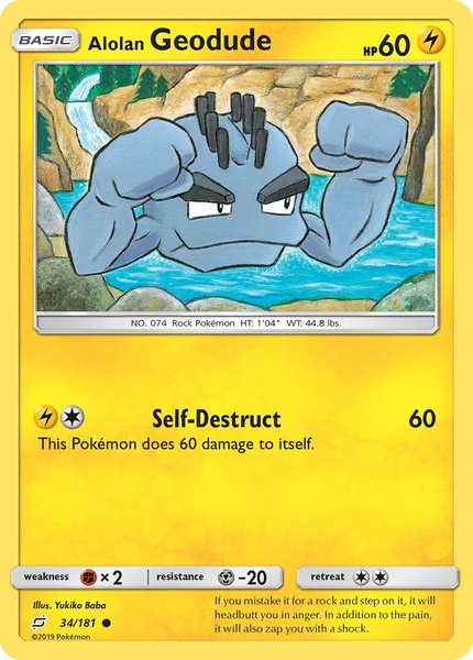 Alolan Geodude card image
