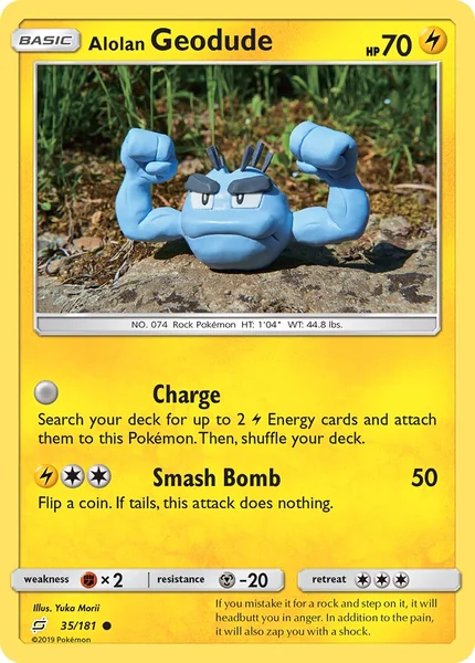 Alolan Geodude card image
