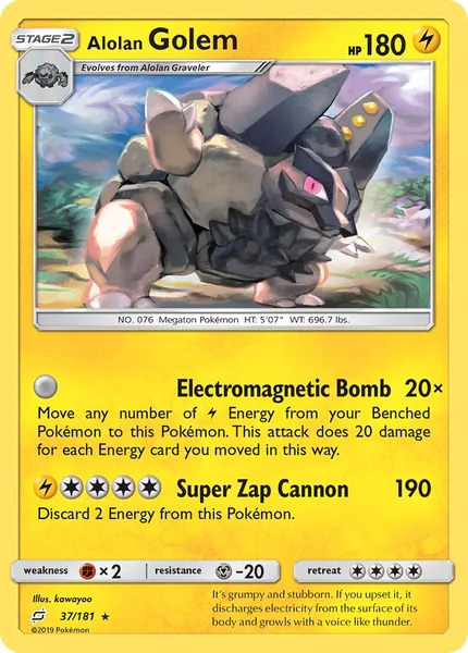 Alolan Golem card image