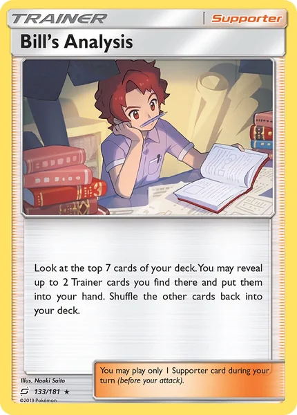 Bill's Analysis card image