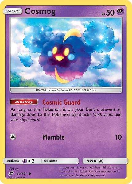 Cosmog card image