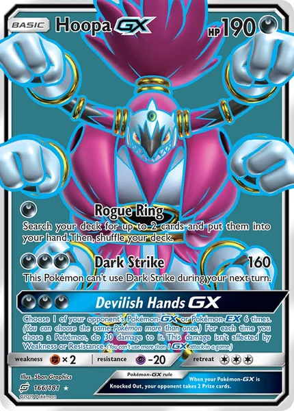 Hoopa GX card image