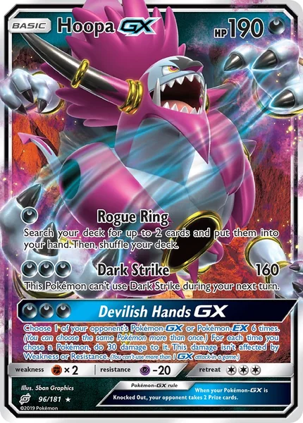 Hoopa GX card image