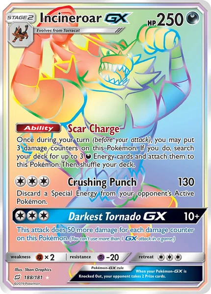 Incineroar GX card image
