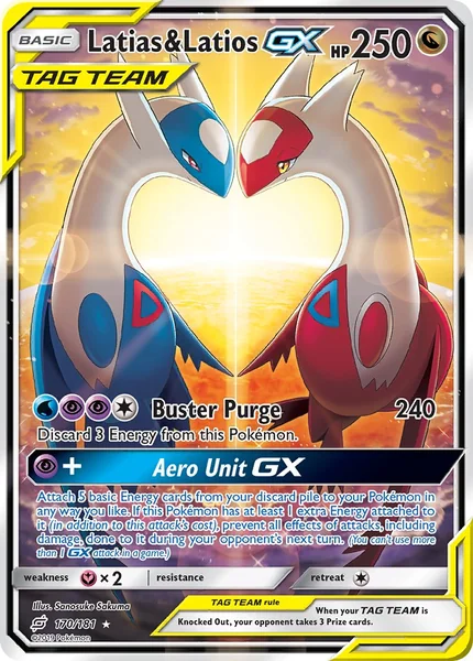 Latias & Latios GX card image