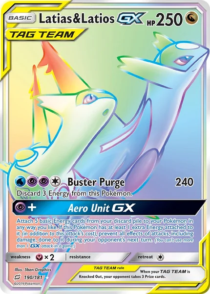 Latias & Latios GX card image