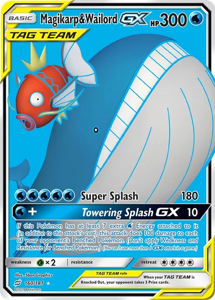 Magikarp & Wailord GX card image