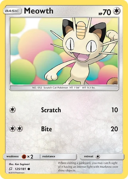 Meowth card image