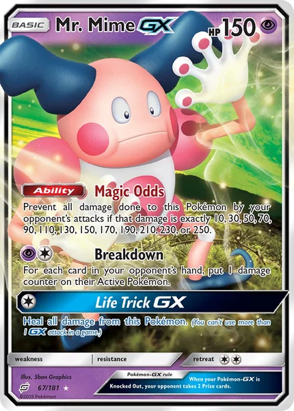 Mr. Mime GX card image