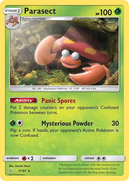Parasect card image