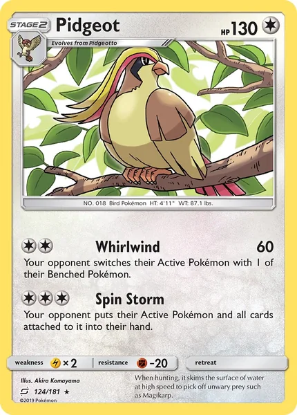Pidgeot card image