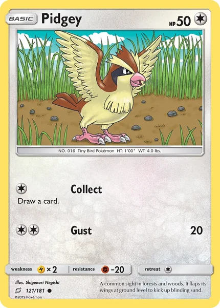 Pidgey card image