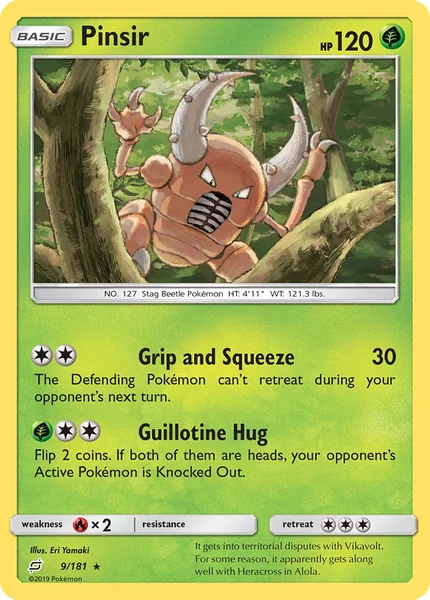 Pinsir card image
