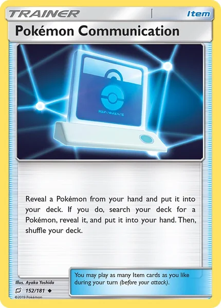 Pokemon Communication card image