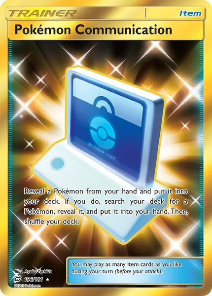 Pokemon Communication card image