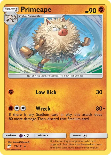 Primeape card image
