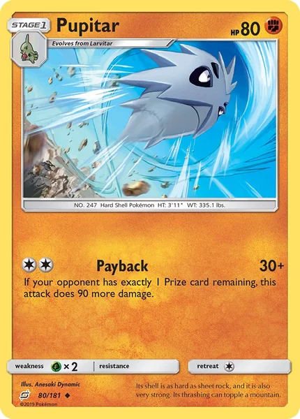 Pupitar card image