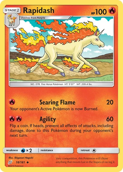Rapidash card image