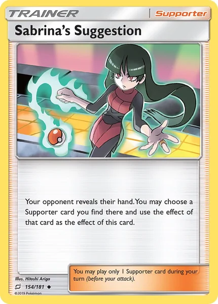 Sabrina's Suggestion card image