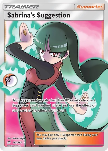 Sabrina's Suggestion card image