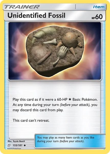Unidentified Fossil card image