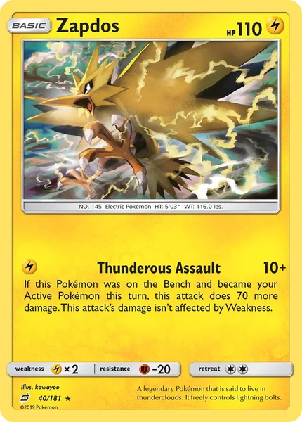 Zapdos card image