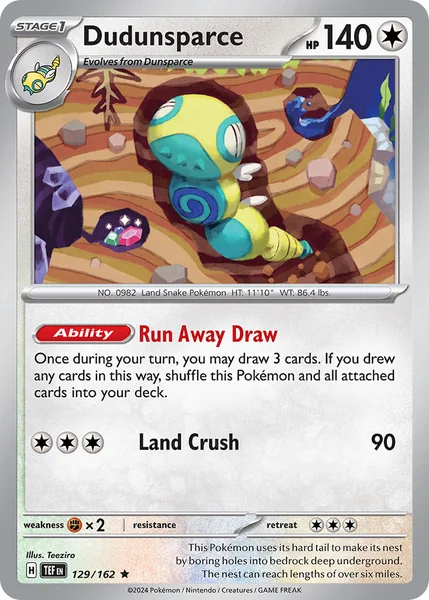 Dudunsparce card image