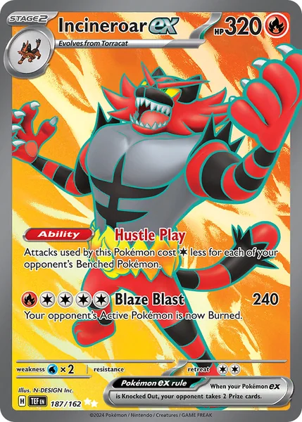 Incineroar ex card image