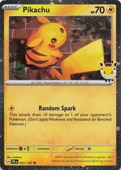 Pikachu card image
