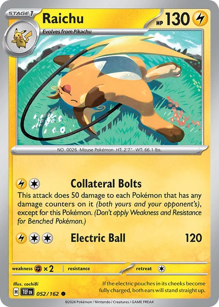 Raichu card image